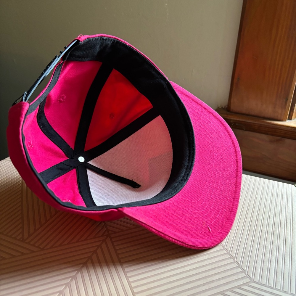 Vans Bragg Jazzy Pink Snapback Hat in Hot Pink NWOT Floral Graphic 🌸🌹🌺🌷🪷🌼 - Picture 8 of 13